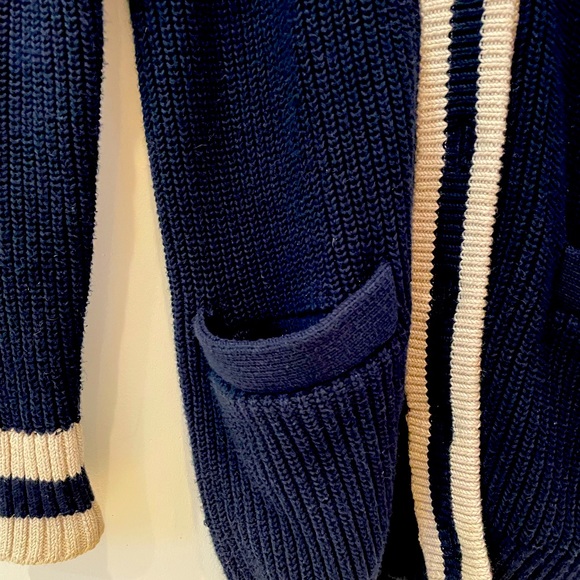 Abercrombie and Fitch Cotton navy cardigan - Picture 6 of 9